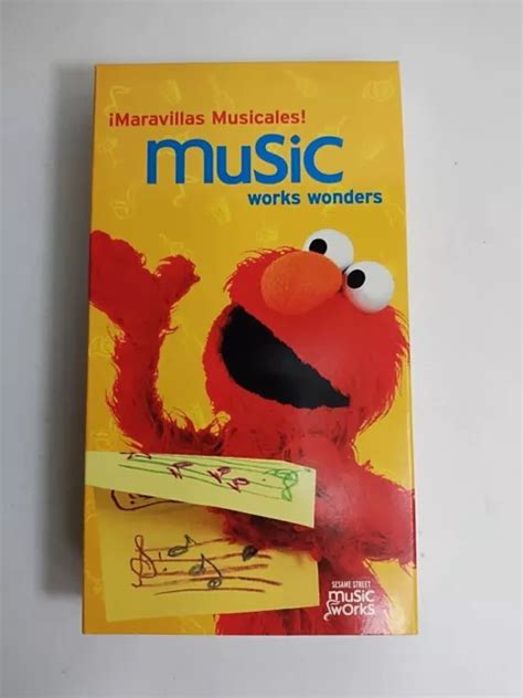 SESAME STREET MARAVILLAS Musicales Music Works Wonders VHS Tape Spanish English £6.95 - PicClick UK