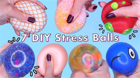 7 DIY STRESS BALLS! DIY Fidget toy ideas! Viral TikTok fidget toys - YouTube