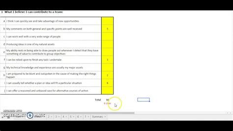 Using Belbin Self Perception Inventory - YouTube