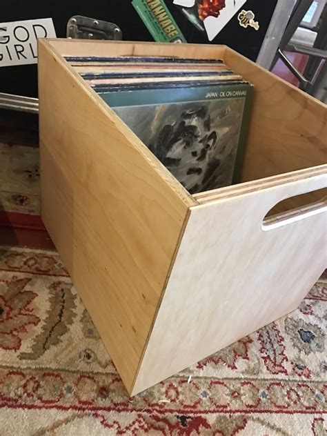 Vinyl Record Storage Cube Vinyl LP Crate For Vinyl LP | Etsy