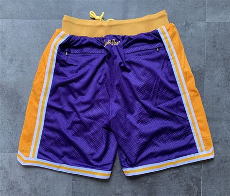 Los Angeles Lakers Shorts Purple - justdonshorts