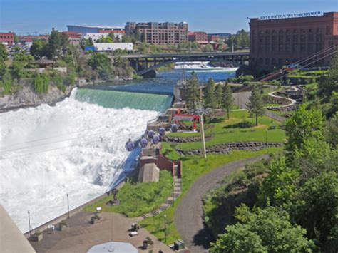 Spokane Falls in Beautiful Washington State