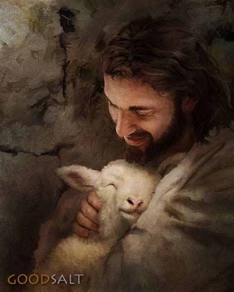 "The Lord is My Shepherd" by Lars Justinen Jesus Christ Painting, Jesus Art, Christian Artwork ...