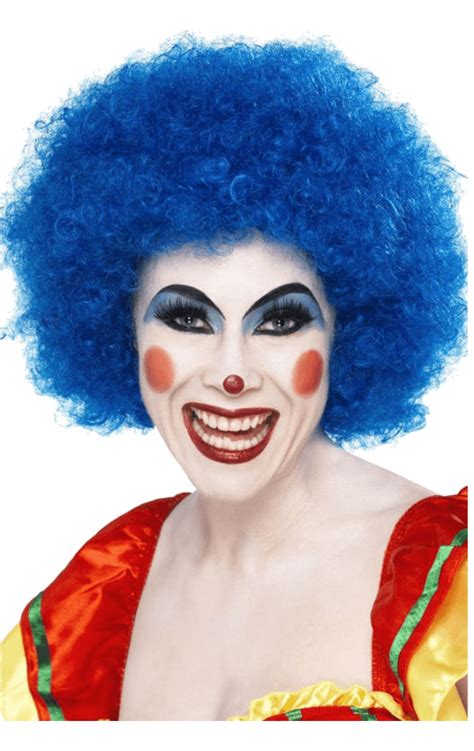 Economy Clown Wig in BLUE | Halloween wigs, Clown wig, Clown hair