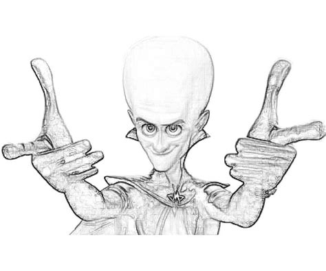 Megamind Pages Coloring Pages