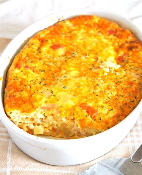 Baked Egg Casserole | Recipe | Baked eggs recipe, Baked eggs, Easy egg ...