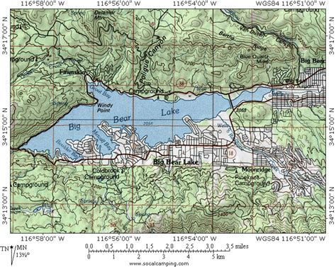 Big Bear Lake Map