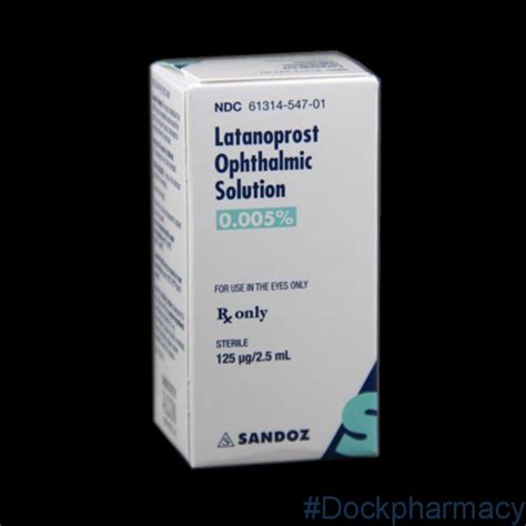 Latanoprost Eye Drops 50mcg/1ml 2.5ML - Dock Pharmacy