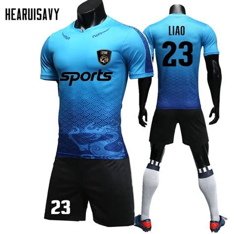 Aliexpress.com : Buy Custom Adult 18/19 Soccer Jerseys Set Uniforms Football Clothes Kit High ...