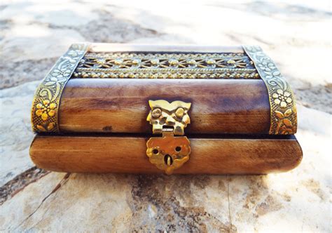 Bone Box Handmade Trinket Chest Carved Jewelry Box Antique Vintage