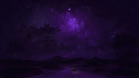 1920x1080 Purple Night Ride 4k Laptop Full HD 1080P ,HD 4k Wallpapers,Images,Backgrounds,Photos ...