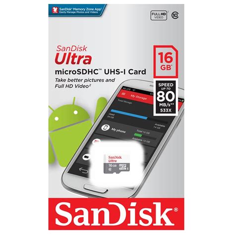 SanDisk Ultra 16GB Micro SDXC Card | Flash Trend