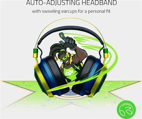 Razer Nari Ultimate Wireless Gaming Headset, THX Audio & Haptic Feedback, For PC, PS4, Xbox One ...