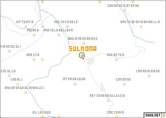 Sulmona (Italy) map - nona.net