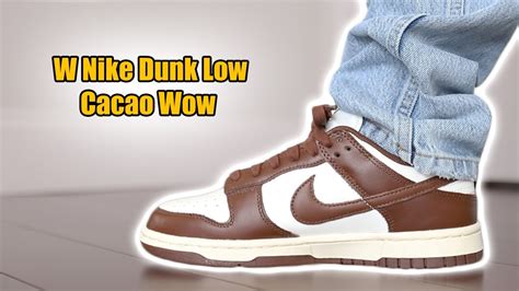 The Best Women's Dunk Low Colorway || Nike Dunk Low Cacao Wow Quick ...