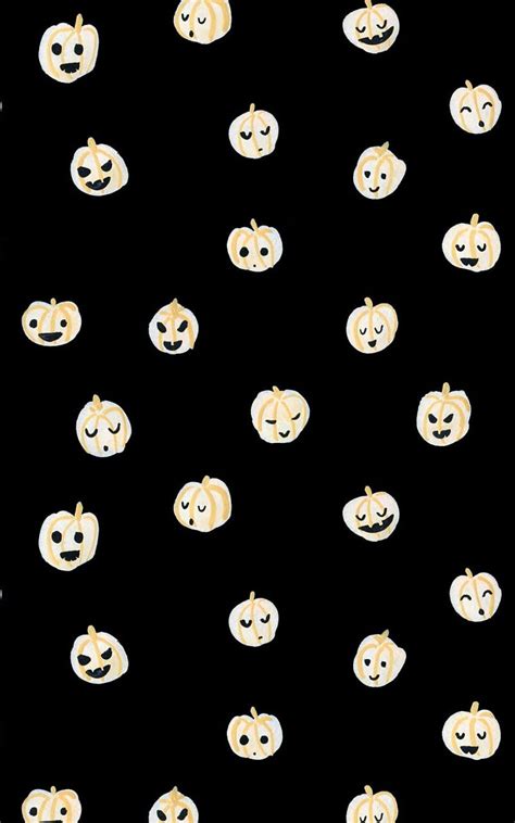 Autumn Fall Halloween cute pumpkin pattern design all [] for your , Mobile & Tablet. Explore ...