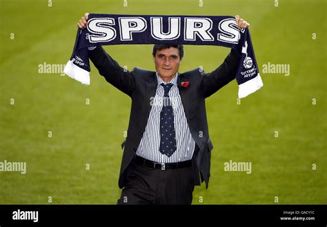 Tottenham Hotspur manager Juande Ramos during a press conference at White Hart Lane, London ...