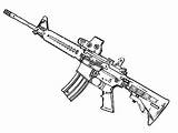 Free Coloring Pages Of Machine Guns  KendrickropRangel sketch template