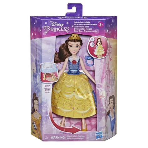 Disney Princess Spin and Switch Belle, Quick Change Fashion Doll Official Rules & Instructions ...