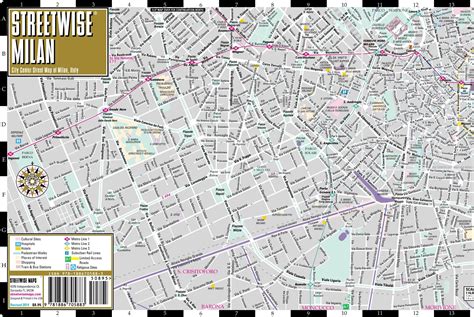 Milan street map - Street map of milan city centre (Lombardy - Italy)