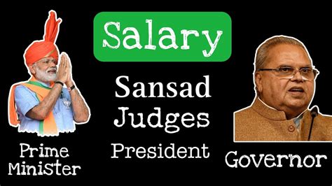 Salaries of government officials in India || Salary Of Indian President ...