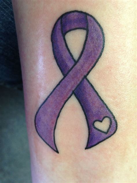 Pin by Breeanna Brown on Tattoo | Cancer ribbon tattoos, Awareness ...