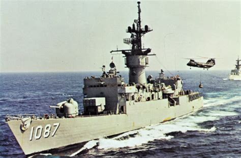 USS Kirk FF-1087 | From USS Midway CV-41 1979 Cruise Book | Marion Doss ...