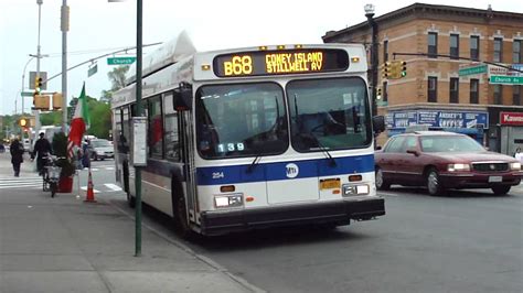 MTA NYCT Bus: 2011 New Flyer C40LF B68 Bus #254 at Church Ave-Coney Island Ave - YouTube