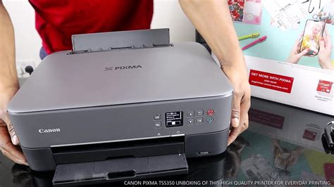 CANON PIXMA TS5350 UNBOXING OF THIS HIGH QUALITY PRINTER FOR EVERYDAY PRINTING - YouTube