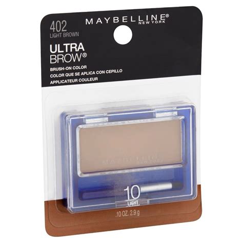 Maybelline Ultra Brow Powder Makeup 10 Light Brown for sale online | eBay | Brow brush ...