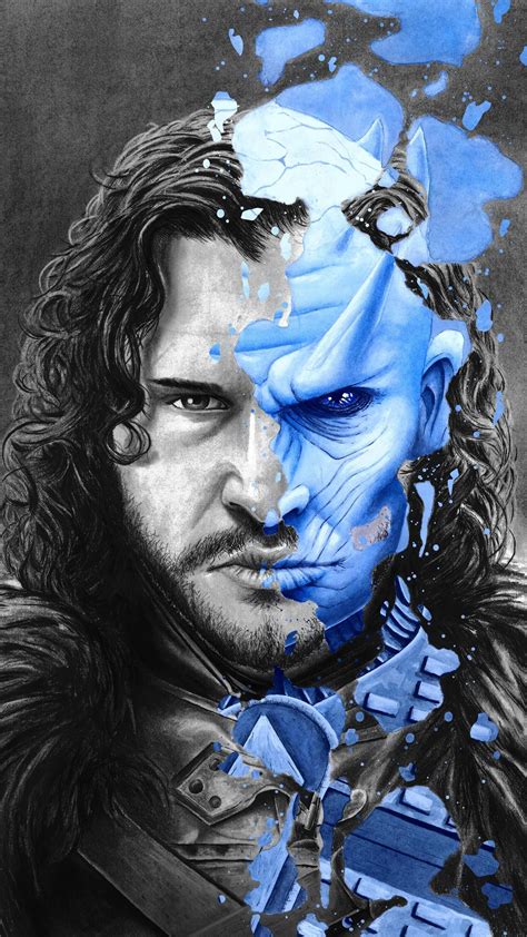 Game of Thrones Wallpaper - Jon Snow, Night Kind | Game of thrones art, Game of thrones, Jon ...