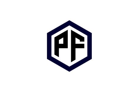 PF Logo Design Vector Graphic by xcoolee · Creative Fabrica