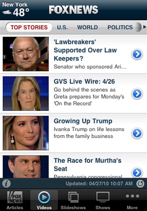 Fox News: Live Breaking News for iPhone - Download