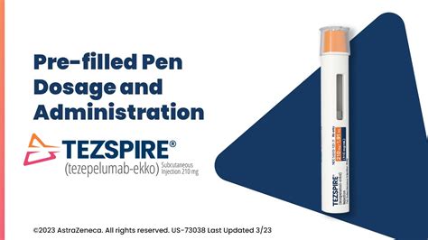 Learn To Use The TEZSPIRE® (tezepelumab-ekko) Pre-filled Pen - YouTube