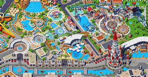 Theme Park Map - The Land Of Legends :: Behance