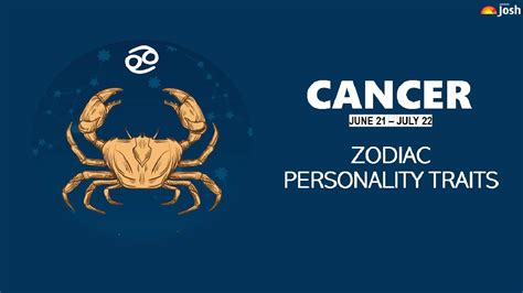 Personality Test: Cancer Zodiac Sign Personality Traits and Suitable ...