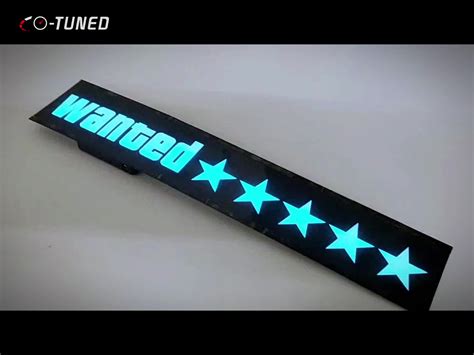 Jdm Custom Light Up Led Car Window Windshield Door Stickers 5 Stars ...