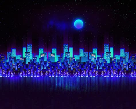 Blue Anime City Wallpapers - Top Free Blue Anime City Backgrounds ...