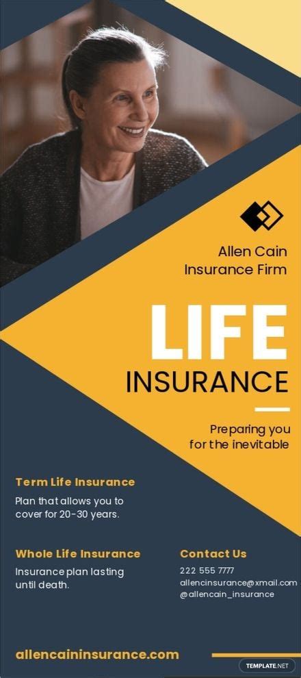 Life Insurance DL Card Template in Word - Download | Template.net