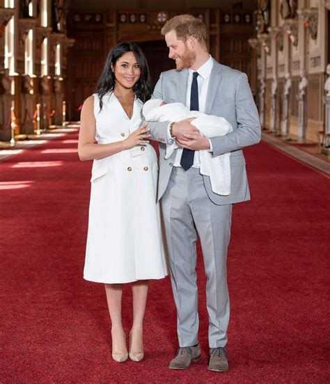 Prince Harry and Meghan debut newborn son, Archie Harrison Mountbatten ...