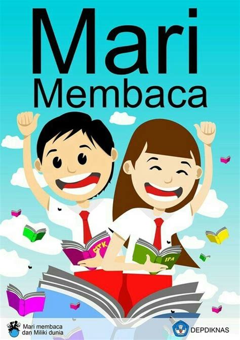 Poster Ajakan Membaca Buku – Amat