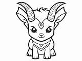 Capricorn Coloring Page  Free Printable For Kids And Adults sketch template