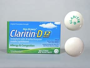 Claritin-D 12 Hour Oral : Uses, Side Effects, Interactions, Pictures, Warnings & Dosing - WebMD