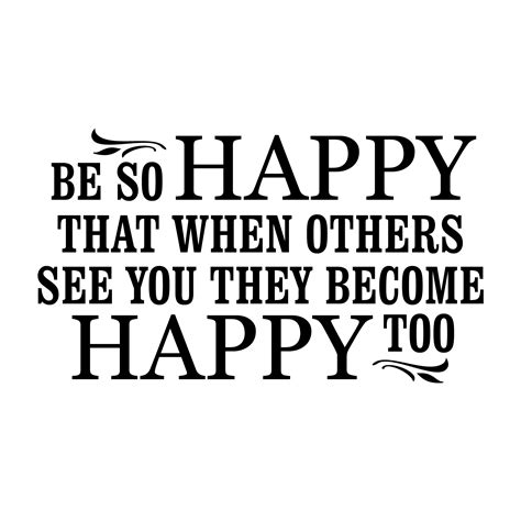 Be So Happy Wall Quotes™ Decal | WallQuotes.com