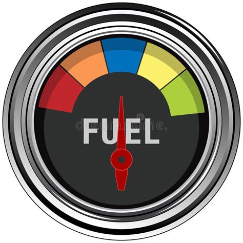 Fuel Gauge stock vector. Illustration of energy, isolated - 21760489