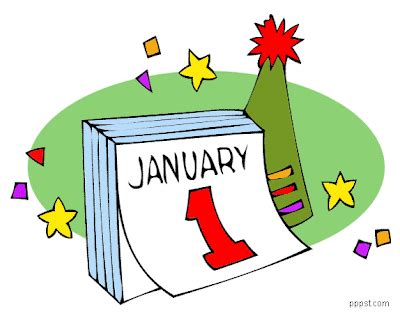 New Year's Day: New Year's Day Clipart