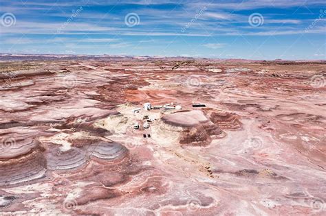 Mars Research Station Area in Desert Near Hanksville at Sunrise. Utah ...