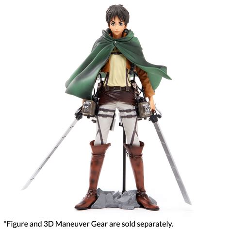 Attack on Titan Master Stars Piece Eren & 3D Maneuver Gear: Banpresto ...