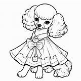 Premium Photo  Poodle skirt Adorable Cute Angel coloring book sketch template