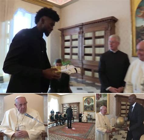 Five NBA players meet with Pope Francis at the Vatican to discuss ...